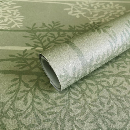 JiffDiff Warm White Self Adhesive Wallpaper with Waterproof, Farmhouse Removable Peel and Stick Wallpaper for Bathroom and Cabinets Decor, Botanical Renter Friendly Contact Paper 17.3" X 120"