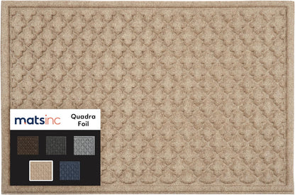 Artisan Entry Indoor Mats for Entryway, Durable & Easy to Clean Tray for Boots, Anti-Slip & Water-Resistant for Front Room, Made in The USA, 15" x 36", Blue, by Mats Inc.