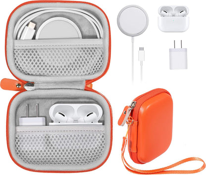 All-in-One Case for iPhone MagSafe Charger & Battery Pack, Storage for Accessories/Power Adapter/Charge Cable/Docks, Compatible with AirPods 4/ Pro 3/2/ 1