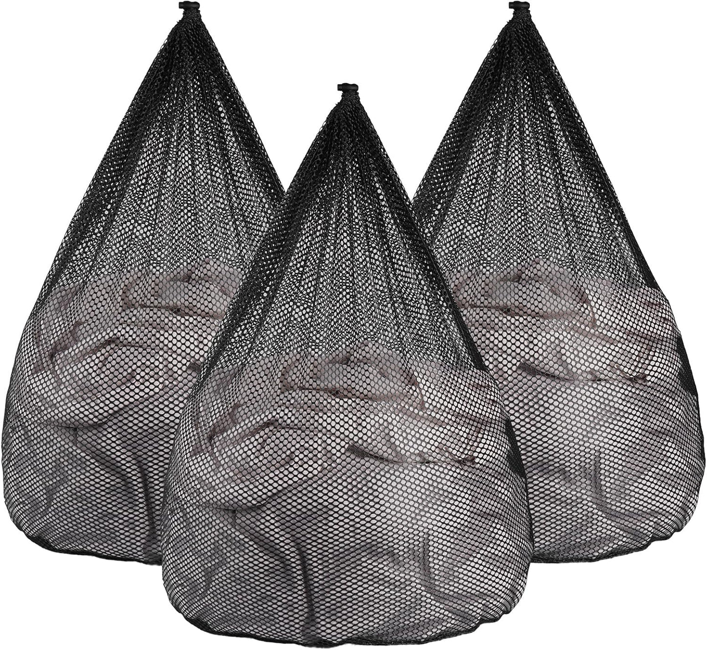 3 Pack XXL Mesh Laundry Bags for Delicates, Extra Large Laundry Wash Bags for Clothes,Bed Linen,Toys with Drawstring Closure Sturdy(3 XXLarge 28 x 26 Inches)