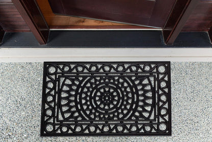 DII Rubber Doormats Collection All Weather, 18x30, Knobby