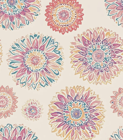 Blue Wallpaper Peel and Stick,Vintage Boho Floral Contact Paper 17.5" x 118", Retro Botanical Flower Wall Paper Self Adhesive Removable Waterproof for Walls Shelves Cabinet Table (Blue,Yellow, Green)