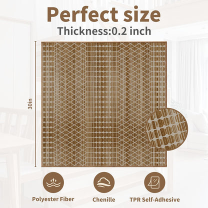 Non-Slip Carpet Stair Treads 15PCS, 8"x30" Peel and Stick Stair Runner for Wooden Steps Indoor, Washable Reusable Adhesive Backing, Pet-Friendly Safety Mats for Kids, Elders, Dogs