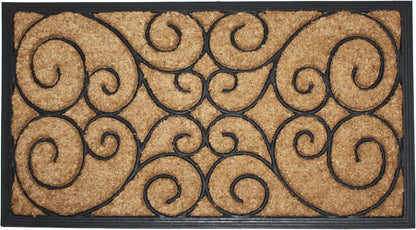 DII Rubber Doormats Collection All Weather, 18x30, Lattice