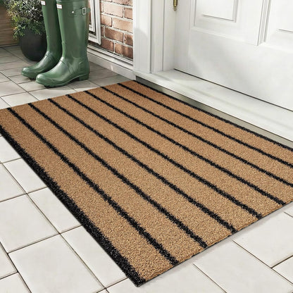 Outdoor Front Door Mat 32" x 48", Dirt Trapping Outside Entrance Rug, Non Slip Shoe Scraper, Heavy Duty Commercial Rug for Patio, Garage, Traffic Area, Office, Roll Packing