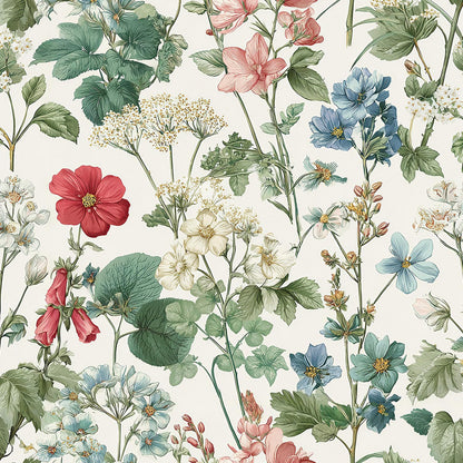 Orainege Pink Floral Peel and Stick Wallpaper Removable Self Adhesive Wallpaper 16.9inx118.1in Modern Wall Paper for Bedroom Bathroom Green Leaf Contact Paper for Cabinets