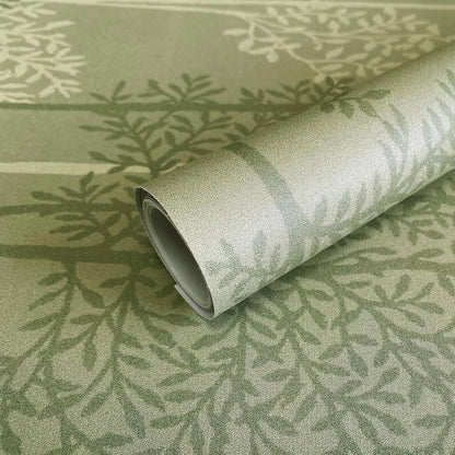 JiffDiff Warm White Self Adhesive Wallpaper with Waterproof, Farmhouse Removable Peel and Stick Wallpaper for Bathroom and Cabinets Decor, Botanical Renter Friendly Contact Paper 17.3" X 120"