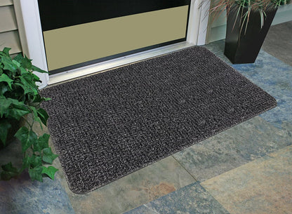 Clean Machine Flair Doormat, 24" x 36", Flint (10372032)