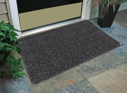 Clean Machine Flair Doormat, 24" x 36", Flint (10372032)