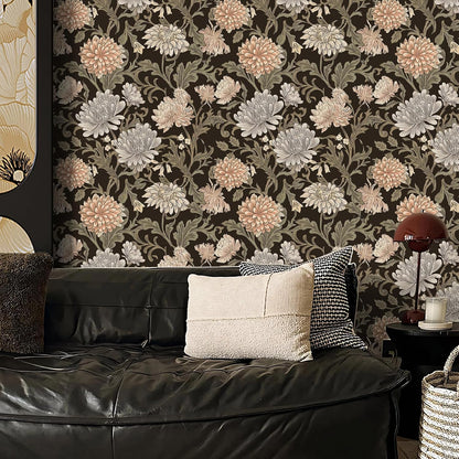 Removable Peel and Stick Wallpaper Boho 17.5 x 118 in Floral for Bedroom Bathroom Easy Peel Off Stick on Wallpaper Contact Paper Renter Friendly Wall Paper