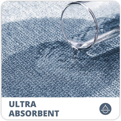 Bath Mat,Ultra Thin Bathroom Rugs,Rubber Bath Mats for Bathroom,No Slip Bath Rugs,Quick Dry,Machine Washable,Low Pile,Absorbent,Shower Outside,Sink,Home Decor Accessories.Grey,1'5"x2'3"(17x27Inch)