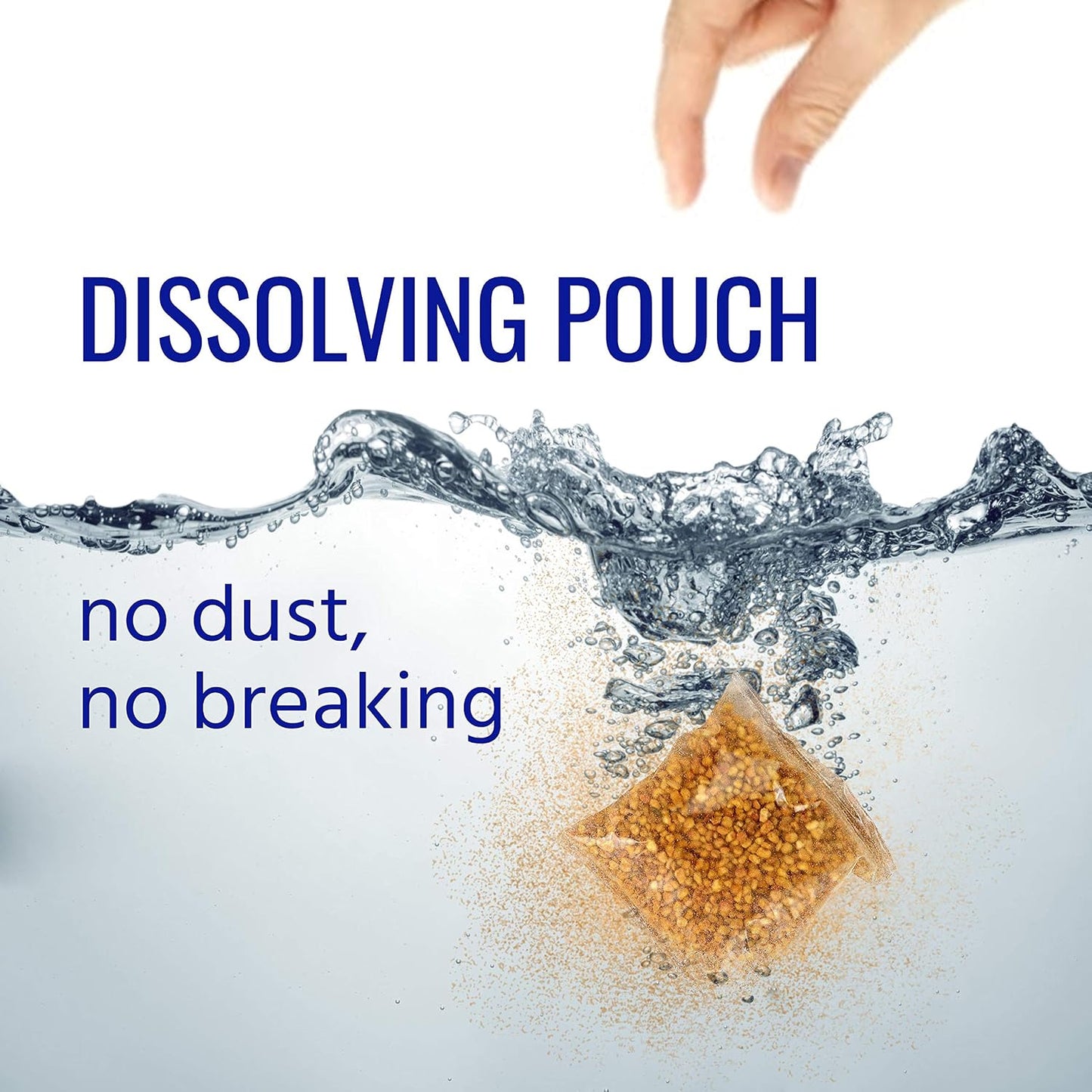 TERRO No Mess Mosquito Larvacide Pouches - 10 Pouches Included - T1210-10 Mosquito Larvacide Packets - Dissolvable Pouch for Stagnant Water