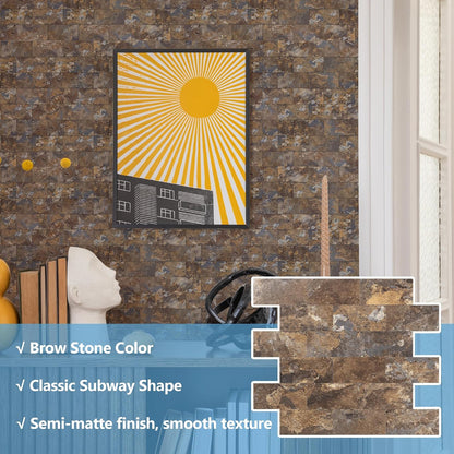 2026 New Upgrade Peel and Stick Backsplash Tile, Peel and Stick 11.34" X 11.57" Wall Tile for Kitchen, Bathroom, Fireplace, Laundry (Beige Ecru, 10 Packs)