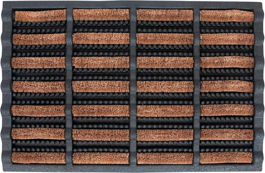 FOOTMATTERS Ninamar Mud Scrubber Tray Mat – 24 x 16 inch