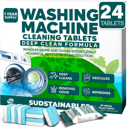 Garbage Disposal, Dishwasher Cleaner, and Washing Machine Cleaner Tablets bundle