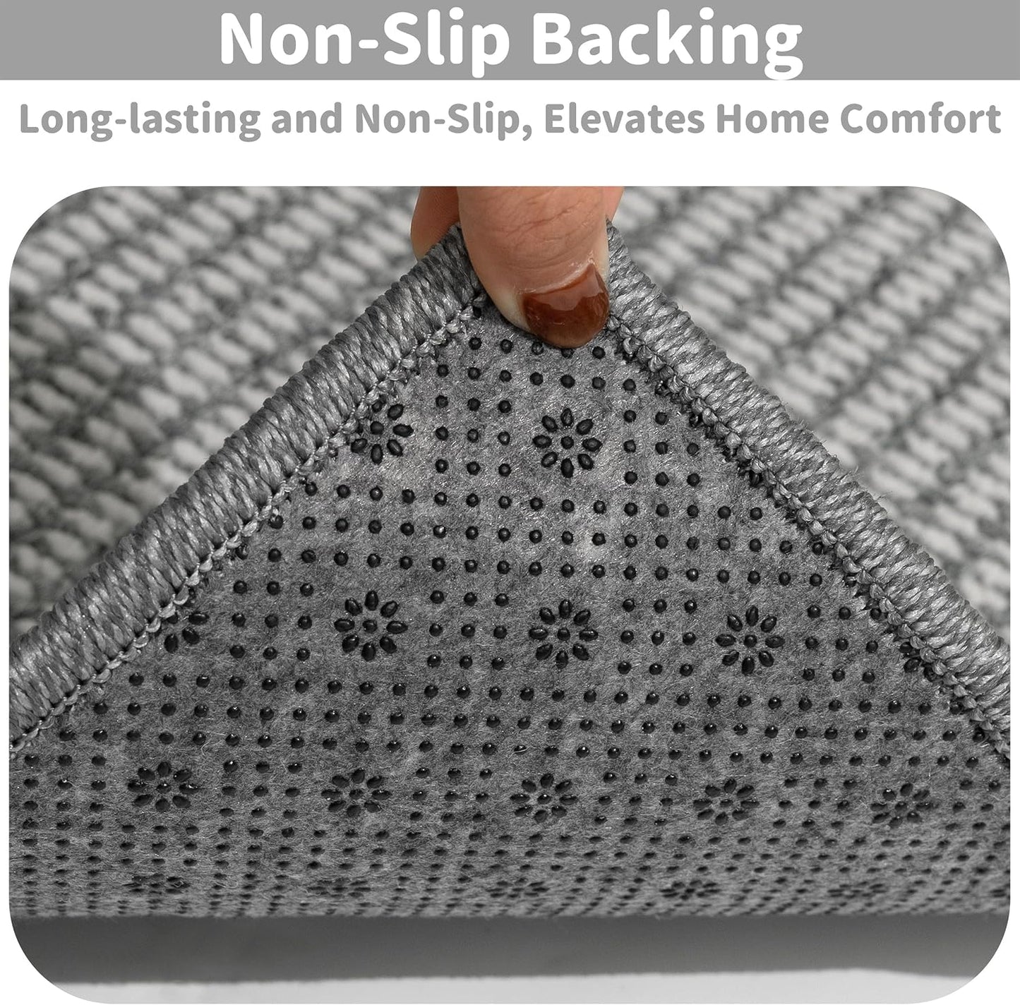 Brakki Bullnose Carpet Stair Treads, Non Slip Stair Treads for Wooden Steps Indoor, Stair Runner, Soft Stair Rugs, Edging Stair Protectors, Washable, 29.5"x9.5"x1.5" 14pcs, Beige
