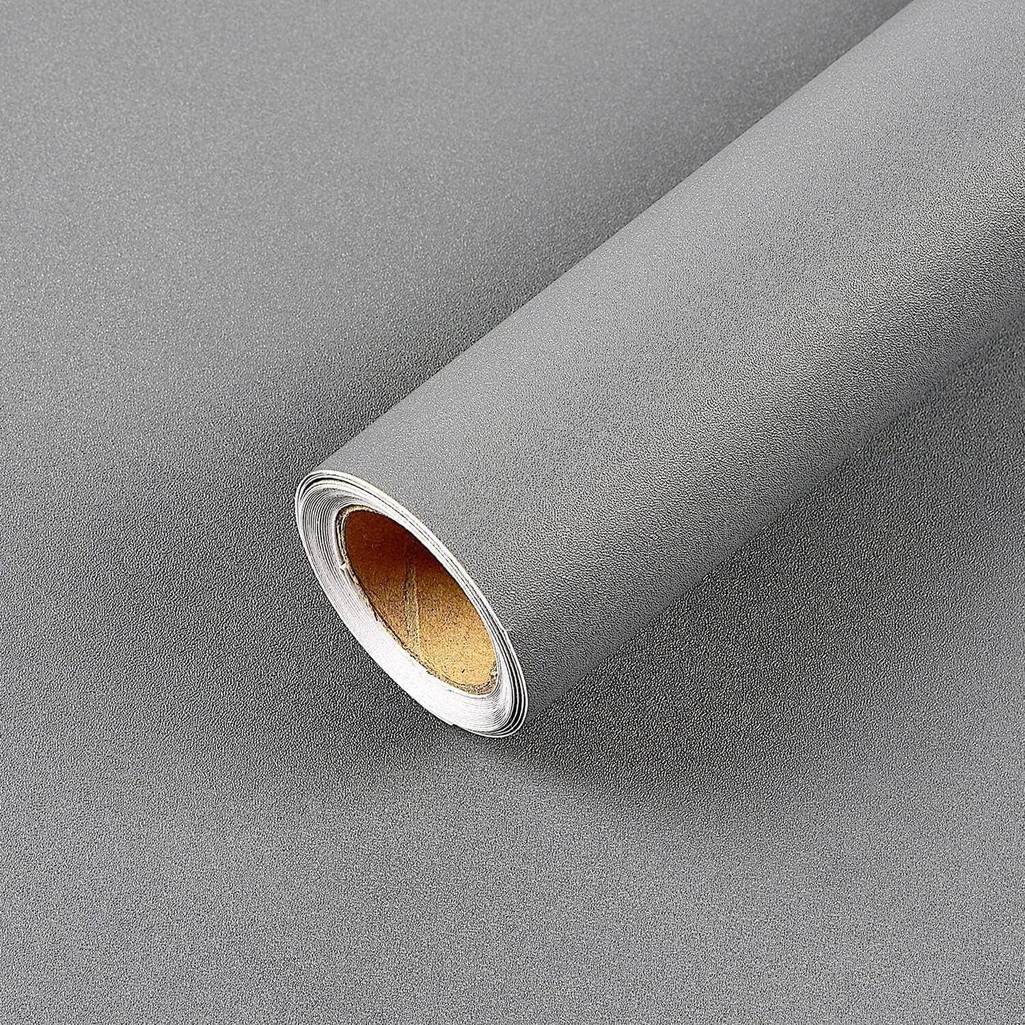 17.51in x400in White Wallpaper Peel and Stick Removable Modern White Contact Paper Self Adhesive Textured Decorative Wall Covering Bathroom Kitchen Cabinet Upgrade Thicker