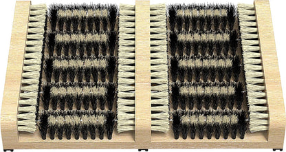 SCRUBIT Boot Scrubber Shoe Brush – Outdoor Boot Brush for Snow & Ice, All Weather Shoes & Boots Cleaner, Removes Snow, Sand and Mud – 14.2 x 10 in. Boot Scraper Door Mat
