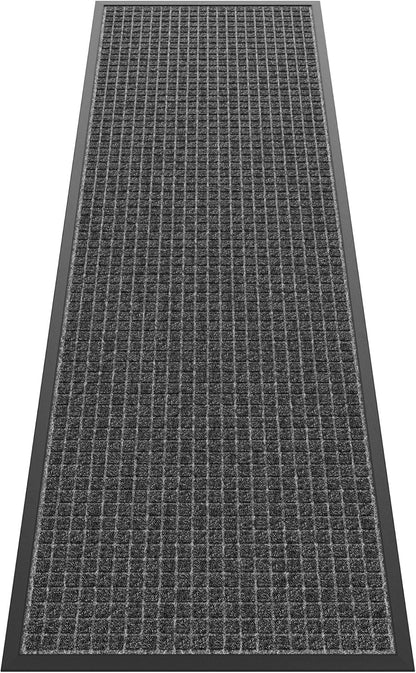 Front Door Mat Indoor Outdoor, 48" x 36" Non Slip Welcome Doormat for Entryway, Heavy Duty Low Profile Entrance Rug for High Traffic Areas, Patio, Outside Entry, Yard, Porch Waterproof