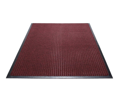 Guardian WaterGuard Indoor/Outdoor Wiper Scraper Floor Mat, Rubber/Nylon, 3'x4', Grey