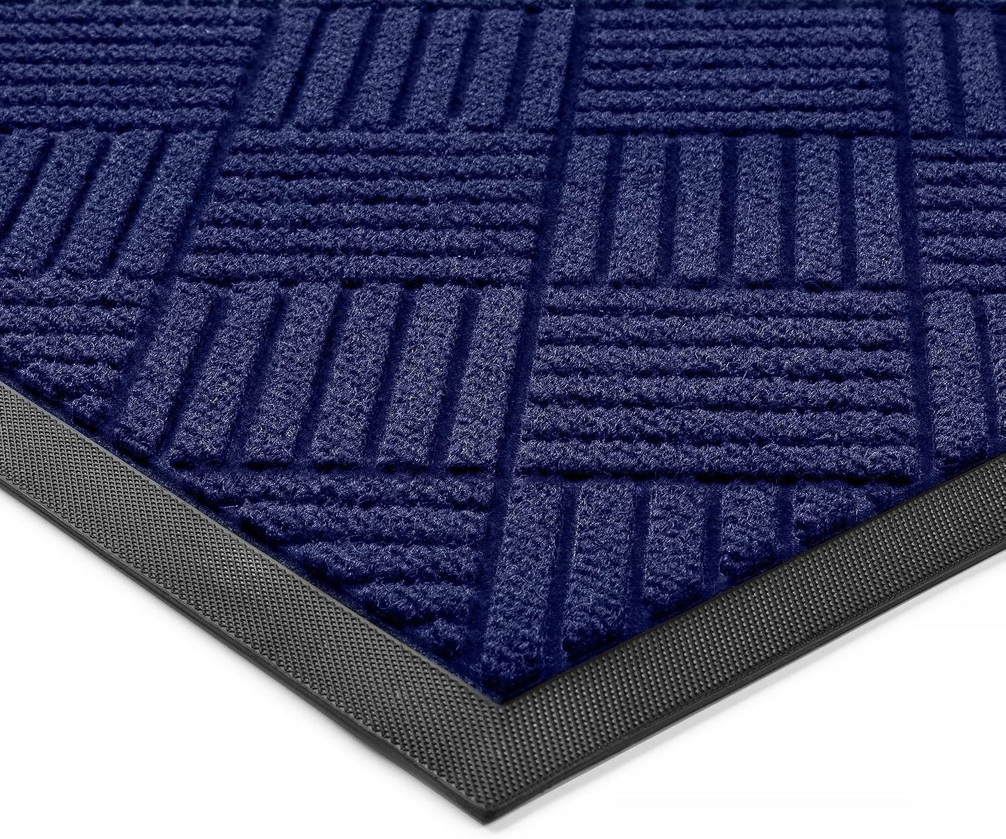 100pointONE Durable Front Door Mat, Heavy Duty Indoor Outdoor Doormat, 48” x 36” Low Profile Outdoor Mats for Home Entrance, Stain and Fade Resistant Shoe Scraper Mat, Ideal for High Traffic Area