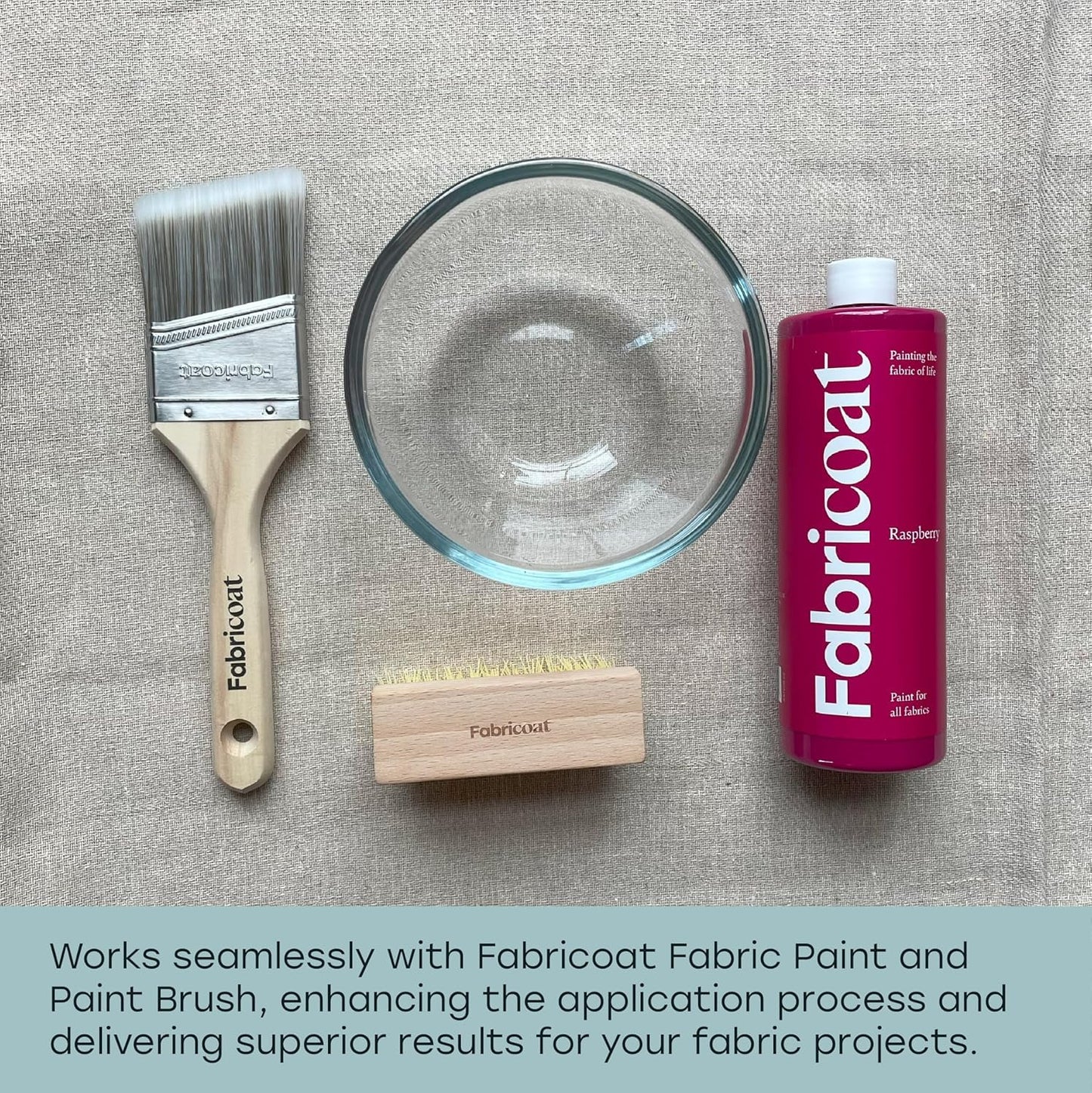 Fabricoat Soft Bristle Brush – Cleaning Brush – Hand Brush – Deep Cleans and Easily Lifts Dirt from Fabric and Upholstery