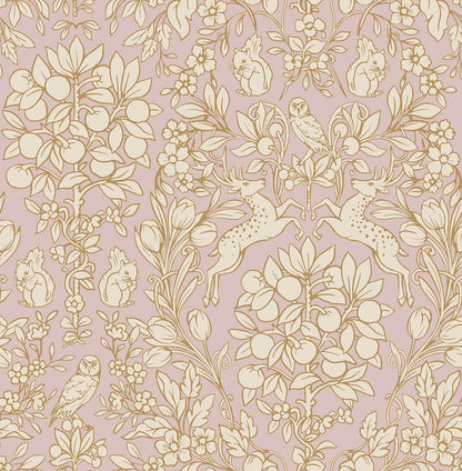 NuWallpaper by WallPops Taupe Enchanted Peel and Stick Wallpaper, Removable Wallpaper, 20.5 in x 18 ft