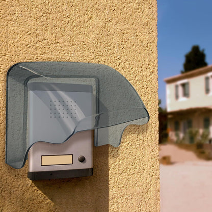 Outdoor Waterproof Outlet Cover, 2.67" x 3.25" Small Socket Protector– Self Adhesive Wall Plate Cover for Single-Gang Electrical Outlets, for Duplex Receptacle (NEMA 5-15R) (Not for Oversized Plugs)