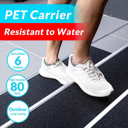 Lifegrip Anti Slip Tape, 4 Inch x 15 Foot Non-Slip Traction Grip Tape for Stairs, Waterproof Stair Treads Grip Non Slip, Non Skid Tape for Steps, Outdoor Black Grip Tape (4" X 15')