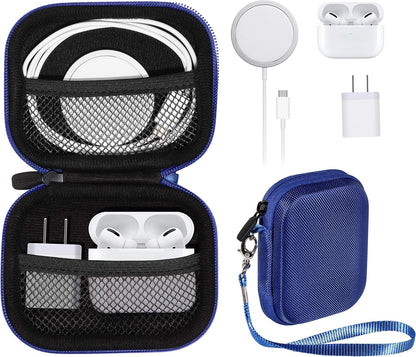 All-in-One Case for iPhone MagSafe Charger & Battery Pack, Storage for Accessories/Power Adapter/Charge Cable/Docks, Compatible with AirPods 4/ Pro 3/2/ 1