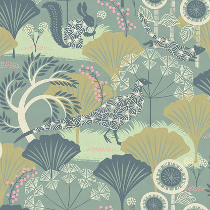 Wudnaye Boho Peel and Stick Wallpaper Catus Wallpaper 17.7" x 118.1"Vintage Floral Wallpapers Peel and Stick Botanical Removable Wall Paper Boho Self Adhesive Contact Paper for Bathroom Cabinets