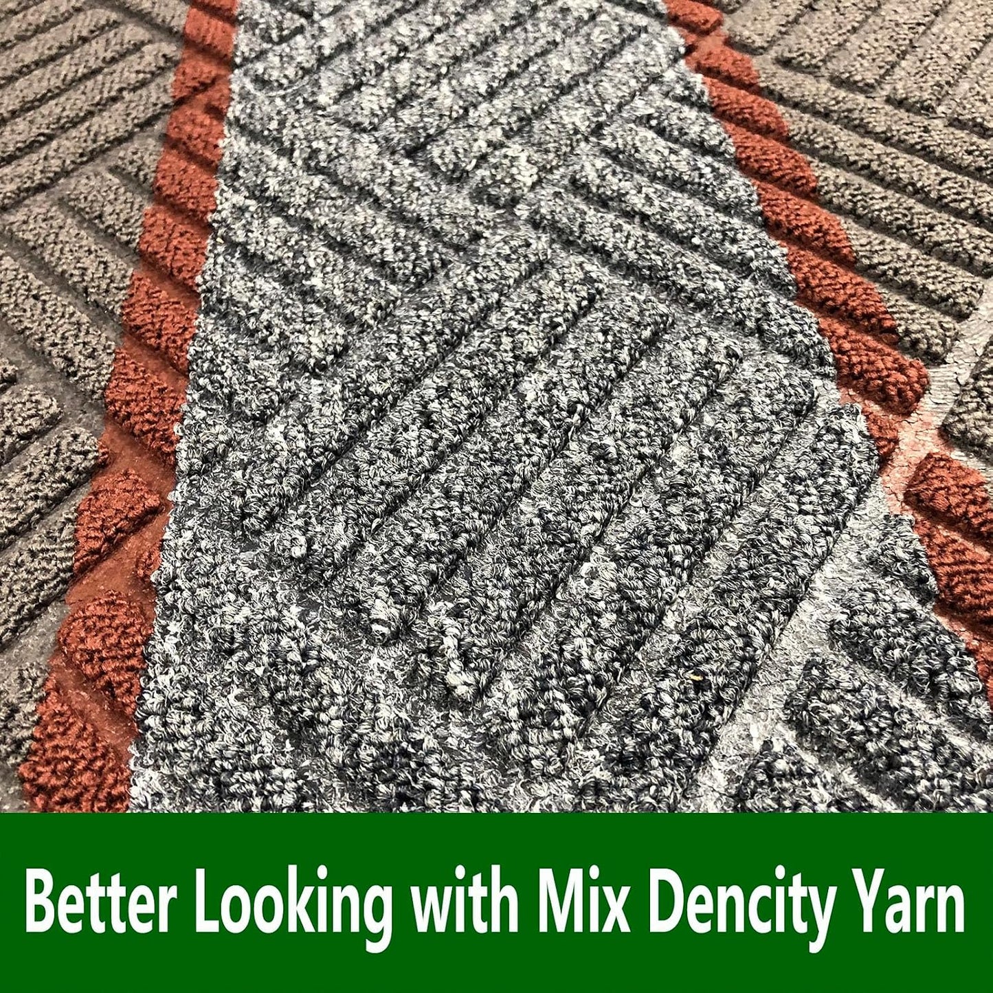 DM23 Heavy Duty Front Door Mats Non Slip Rubber Backing Entrance Mat Shoes Scraper Welcome Mat