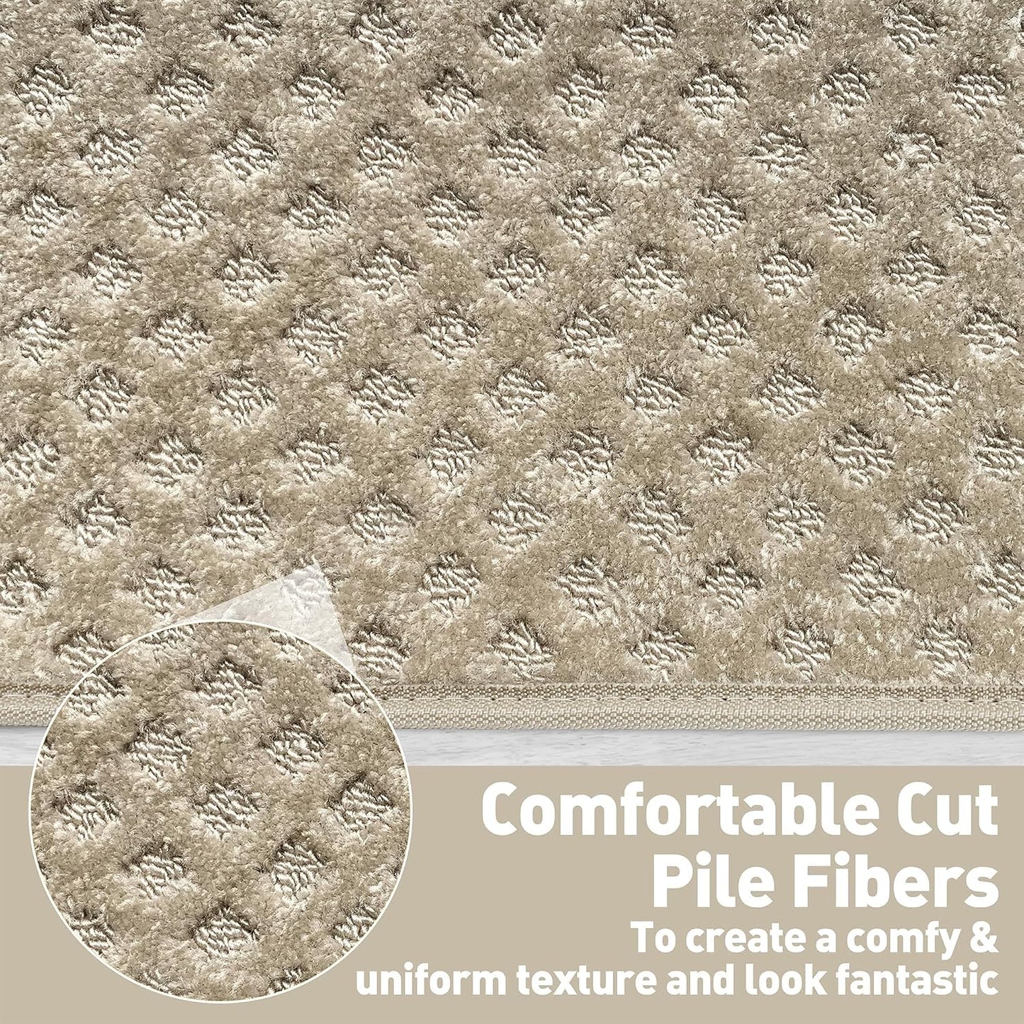 PURE ERA Carpet Stair Treads Tape Free Non Slip Indoor Stair Carpet Stair Protectors Pet-Friendly Non-Slip Skid Resistant Washable Reusable 8" x 30"(2 Pieces,Black)