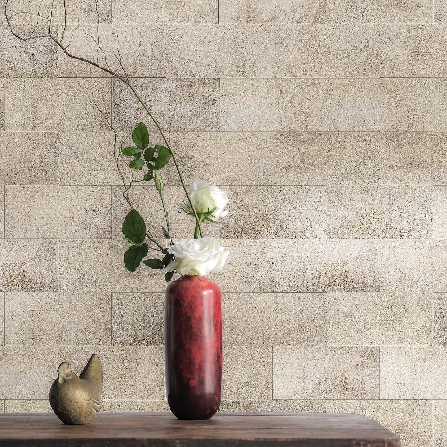 Art3d 102-Piece Peel and Stick Wall Tile for Kitchen Backsplash, Bathroom, Fireplace, 3in. × 6in. Stick on Subway Tile, Glossy White
