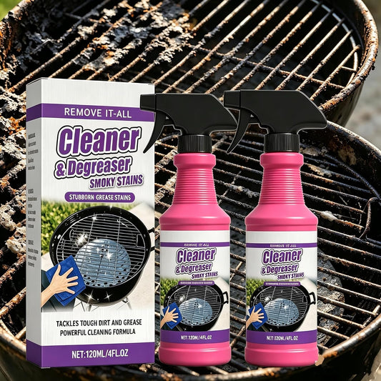 Fast Acting Heavy Duty Grill Degreaser Spray, 2026 New Powerful BBQ Grill Cleaner for Outdoor Grill, Multi-Purpose Grease Remover for Oven & Stove – Grill Cleaning Spray for Kitchen (1)