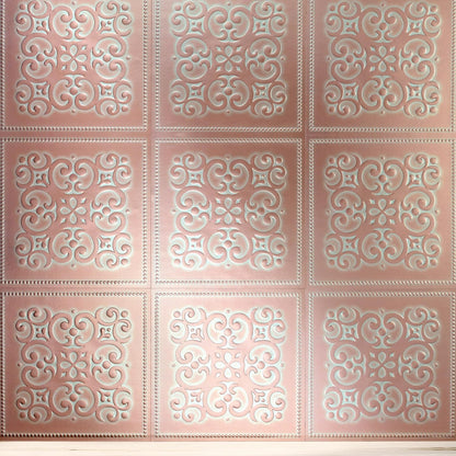 Main Street – 24-Pack of 8 x8 Peel and Stick Backsplash Wallpaper Tiles – Removable Self Adhesive Wall Tile for Kitchen, Renter-Friendly for Your Home and DIY Projects (Patina Copper)