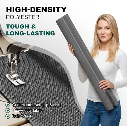 HADOR 30 Inches Door Draft Stopper - 24"-30" Adjustable, Seals 0.5"-1.7" Gaps | Blocks Drafts/Noise/Pet Hair | No Permanent Adhesive, Machine Washable, Grey