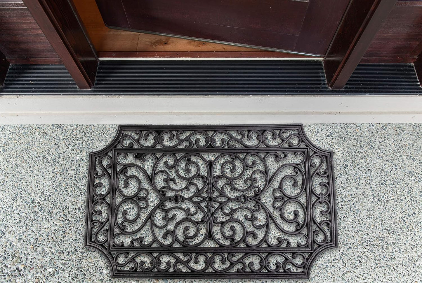 DII Rubber Doormats Collection All Weather, 18x30, Knobby