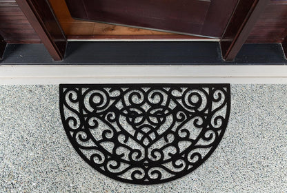 DII Rubber Doormats Collection All Weather, 18x30, Lattice