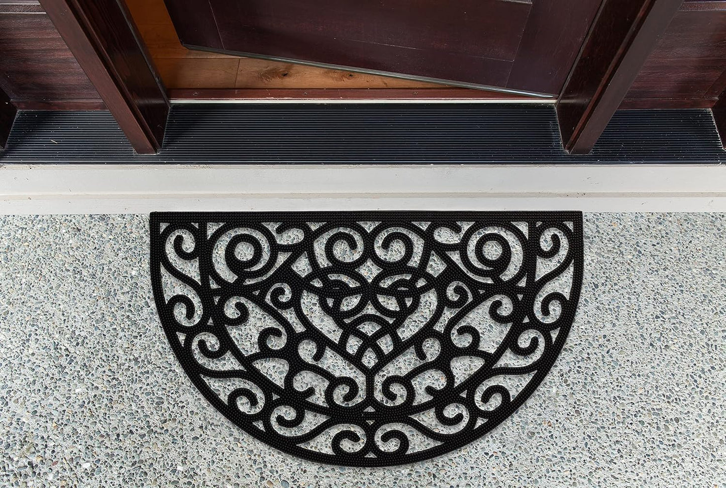 DII Rubber Doormats Collection All Weather, 18x30, Knobby