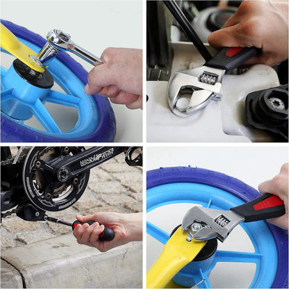 MECHMAX 149-Piece Home Tool Set with Socket and Wrench Kit | Premium alloy steel hand tools with hammer, pliers and compact storage case. Perfect DIY kit for house, apartment and dorm