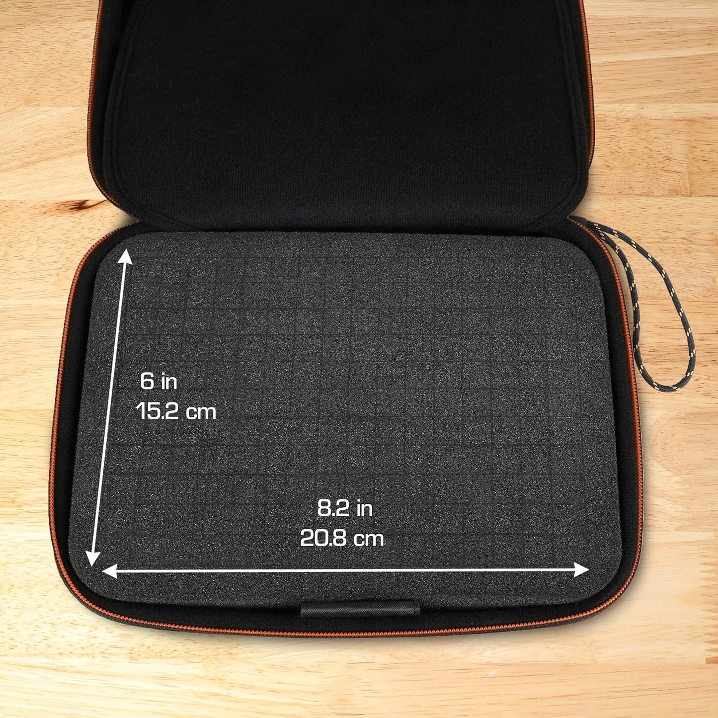 USA Gear Manometer Case with Customizable Foam Interior Fits Leaton Air Pressure Meter, Klein ET180, Batteries, Cables & more Manometer Accessories - Semi Rigid Case with Water Resistant Exterior