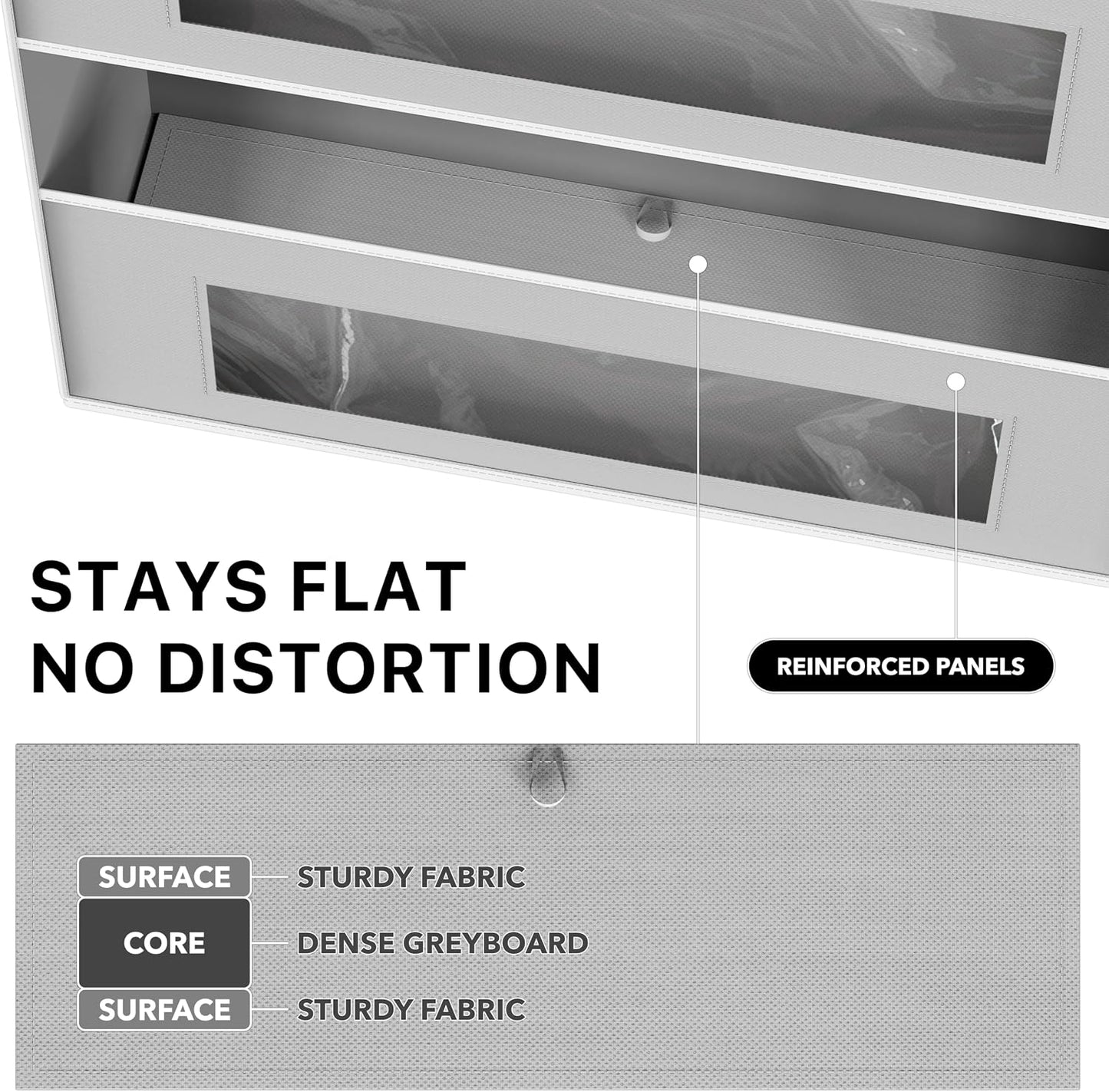 Simple Houseware Extra Large Heavy Duty Over the Door Organizer with 10 Clear Window Pockets, 80 lbs Capacity for Pantry, Closet, Bathroom, Gray