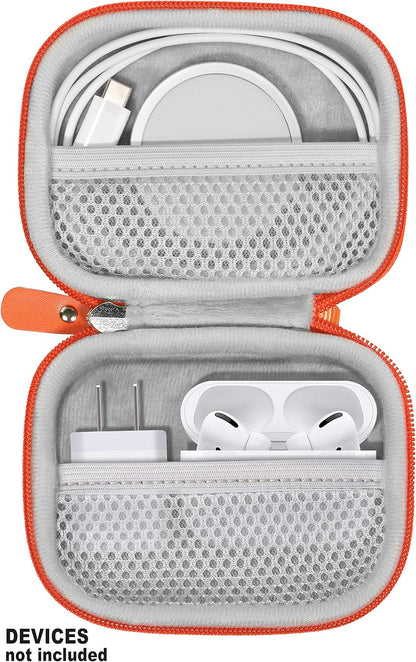 All-in-One Case for iPhone MagSafe Charger & Battery Pack, Storage for Accessories/Power Adapter/Charge Cable/Docks, Compatible with AirPods 4/ Pro 3/2/ 1