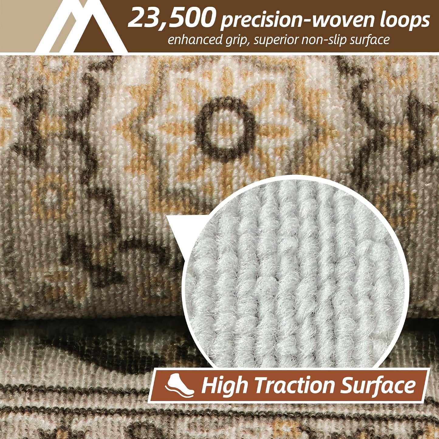 COSY HOMEER Stair Treads for Wooden Steps Non Slip Washable 8" X 30" 4pcs | Self Adhesive,Peel and Stick,Soft Carpet Stair Treads for Kids,Elder,Pet,Residue Free,Reusable Stair Runner,Multi-Surface Use