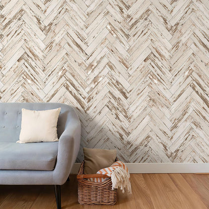 17"x118" Peel and Stick Wallpaper for Renter Friendly, Removable Wallpaper Peel and Stick, Self-Adhesive Textured Contact Paper for Walls, Cabinets, Countertops(Geometric Clay)