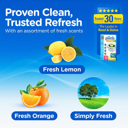COMPAC HOME Plink Garbage Disposal Cleaner and Deodorizer, Air Fresheners for Garbage Disposal, Lemon Scent, Home Cleaning Products for Kitchen Sink and Clogged Drains, 20 Count (Pack of 1)