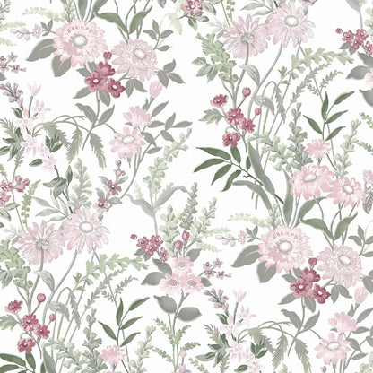 Dimoon 17.3''x78.7'' Vintage Peel and Stick Wallpaper Boho Beige Neutral Contact Paper White Floral Bird Wallpaper Removable Botanical Renter Friendly Modern Wall Paper Bedroom Bathroom Vinyl Roll