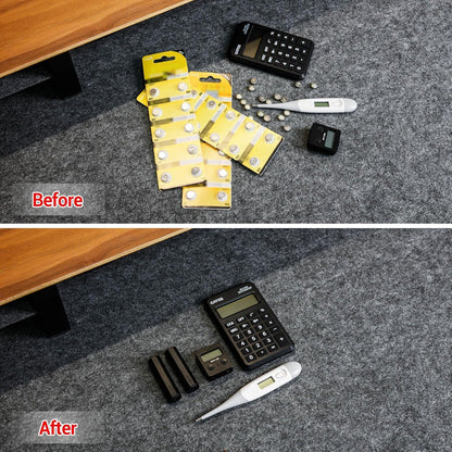Hard Shell Battery Organizer Holder with Small Battery Tester, IP68 Waterproof Multi 82 Slots Batteries Vault Case for 40 AA & 12 AAA & 12 CR2032 CR2025 & 18 LR44 Button Cell/2 D Size Batteries Case
