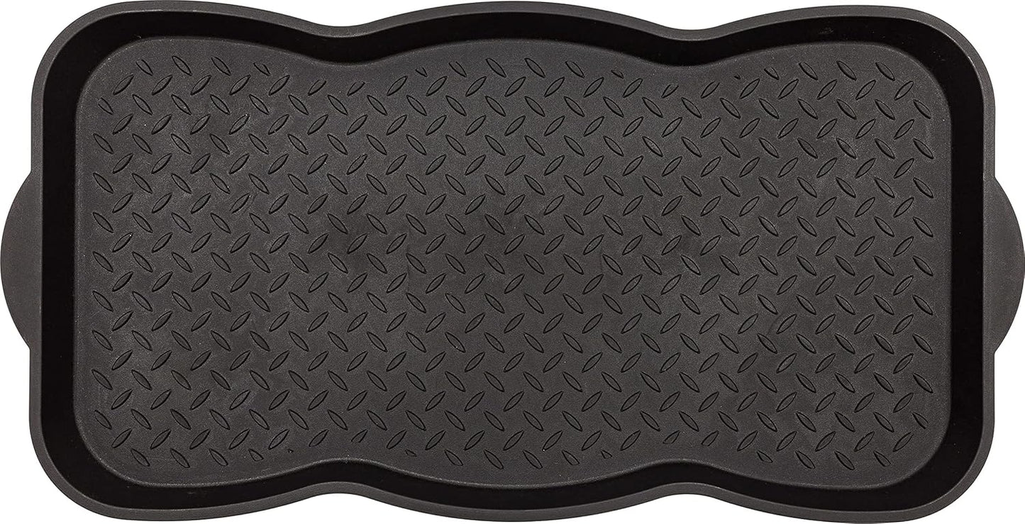 Mohawk Home Boot Tray Utility Solid Black (1'3"x2'5") Utility Mat